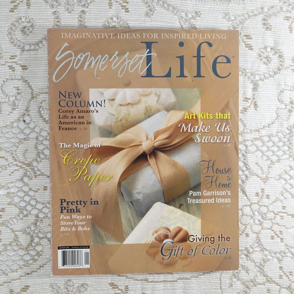 Somerset Life Winter 2008 Stampington & Company Craft Decorating Magazine